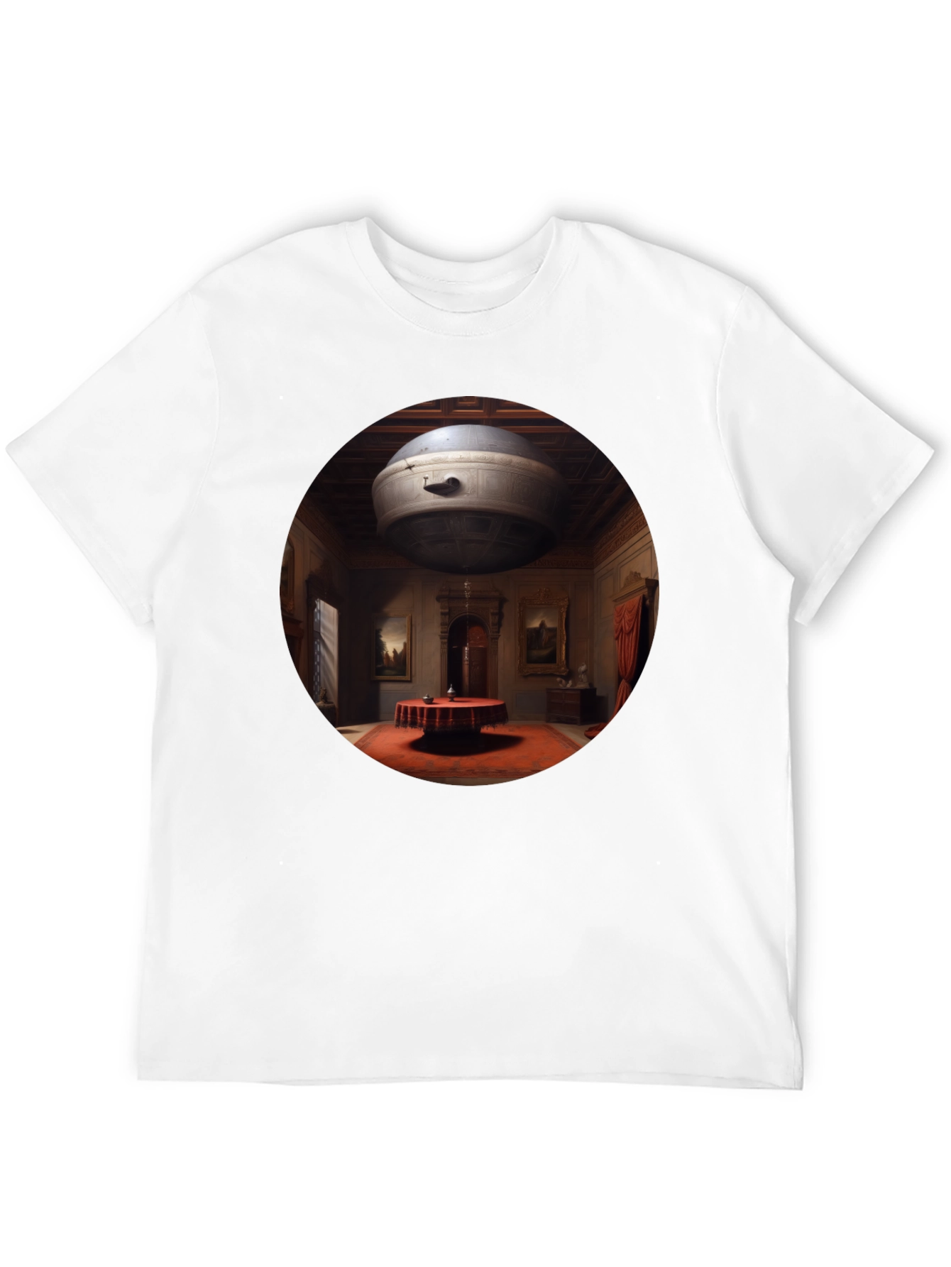 Retro Sci-Fi T-Shirt:  Flying Saucer Design