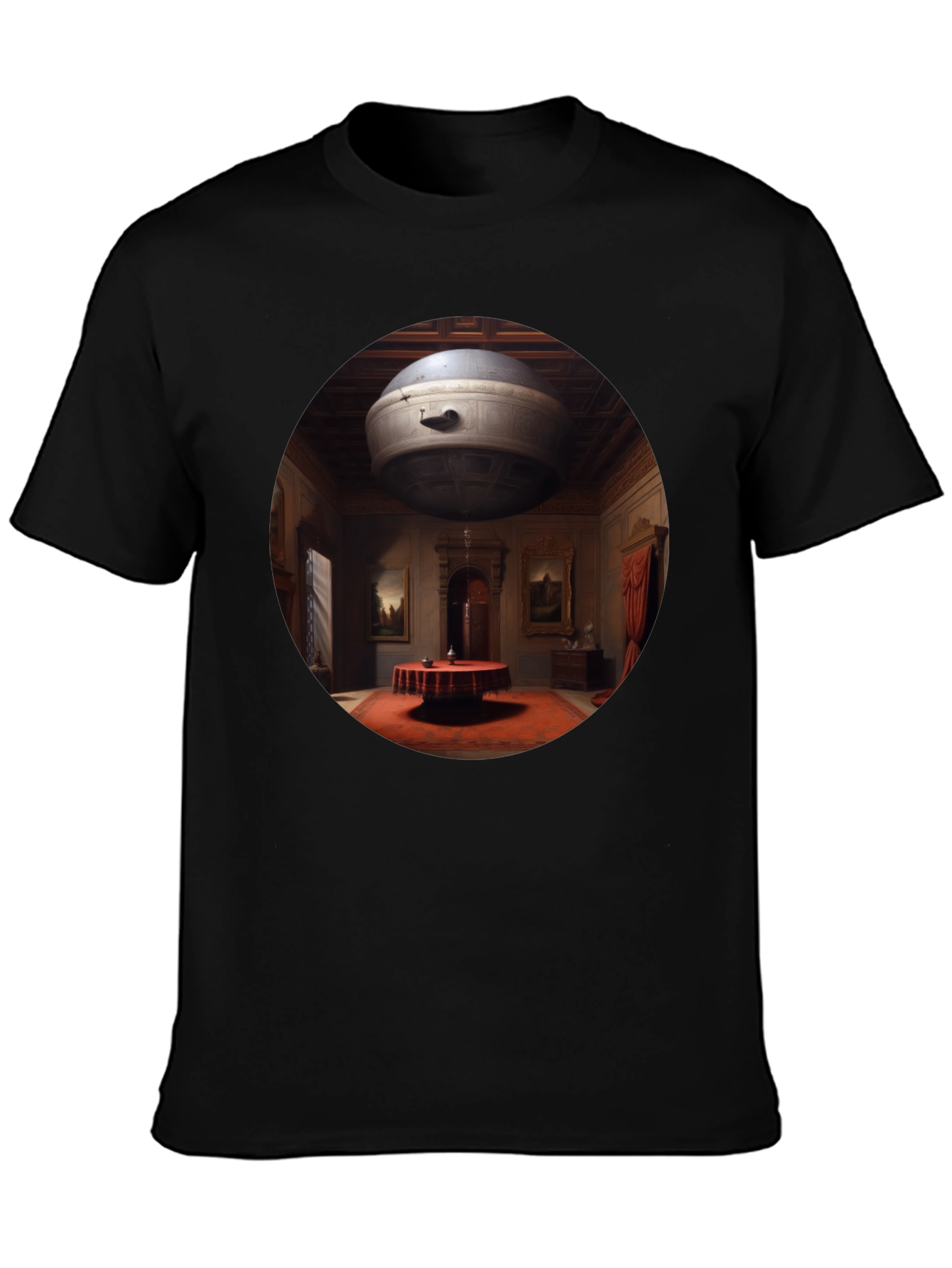 Retro Sci-Fi T-Shirt:  Flying Saucer Design