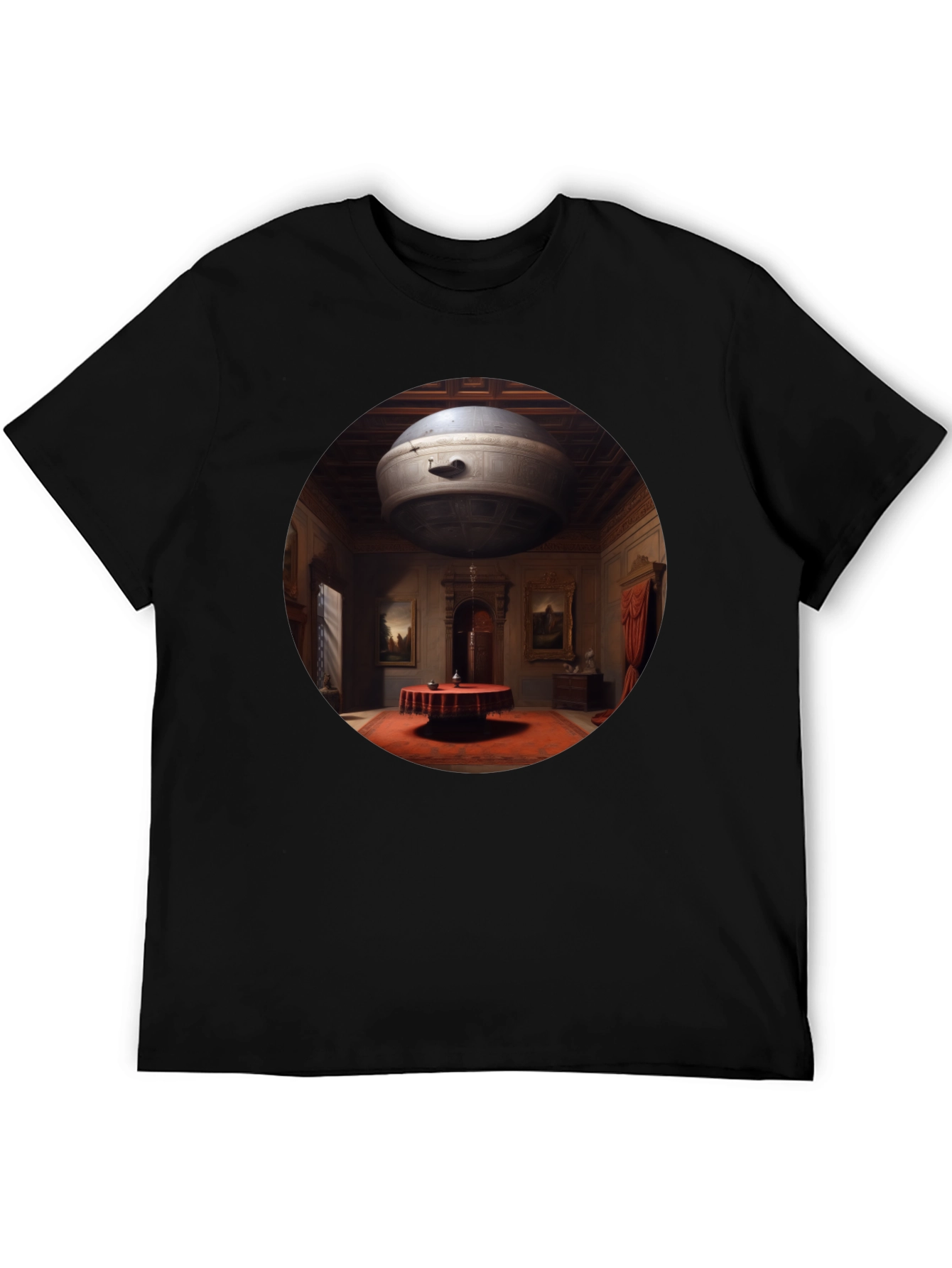 Retro Sci-Fi T-Shirt:  Flying Saucer Design