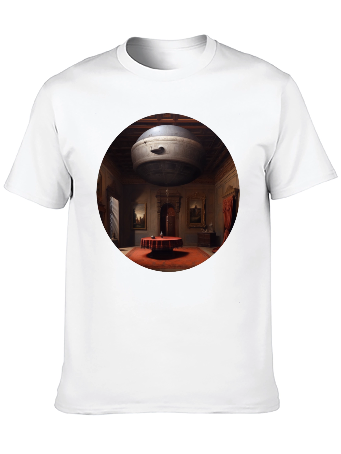 Retro Sci-Fi T-Shirt:  Flying Saucer Design