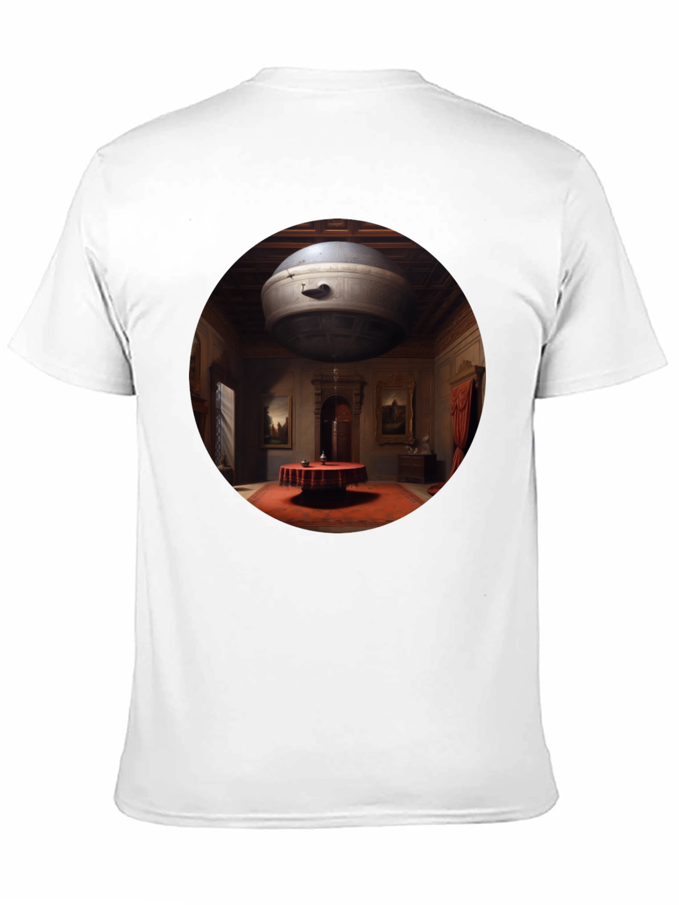 Retro Sci-Fi T-Shirt:  Flying Saucer Design