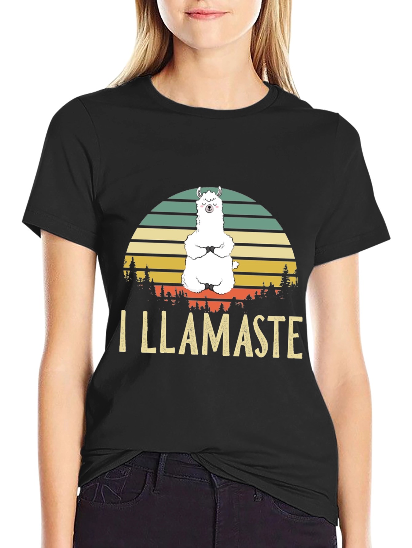 I Llamaste Mens Graphic Tee - Yoga Llama T-Shirt