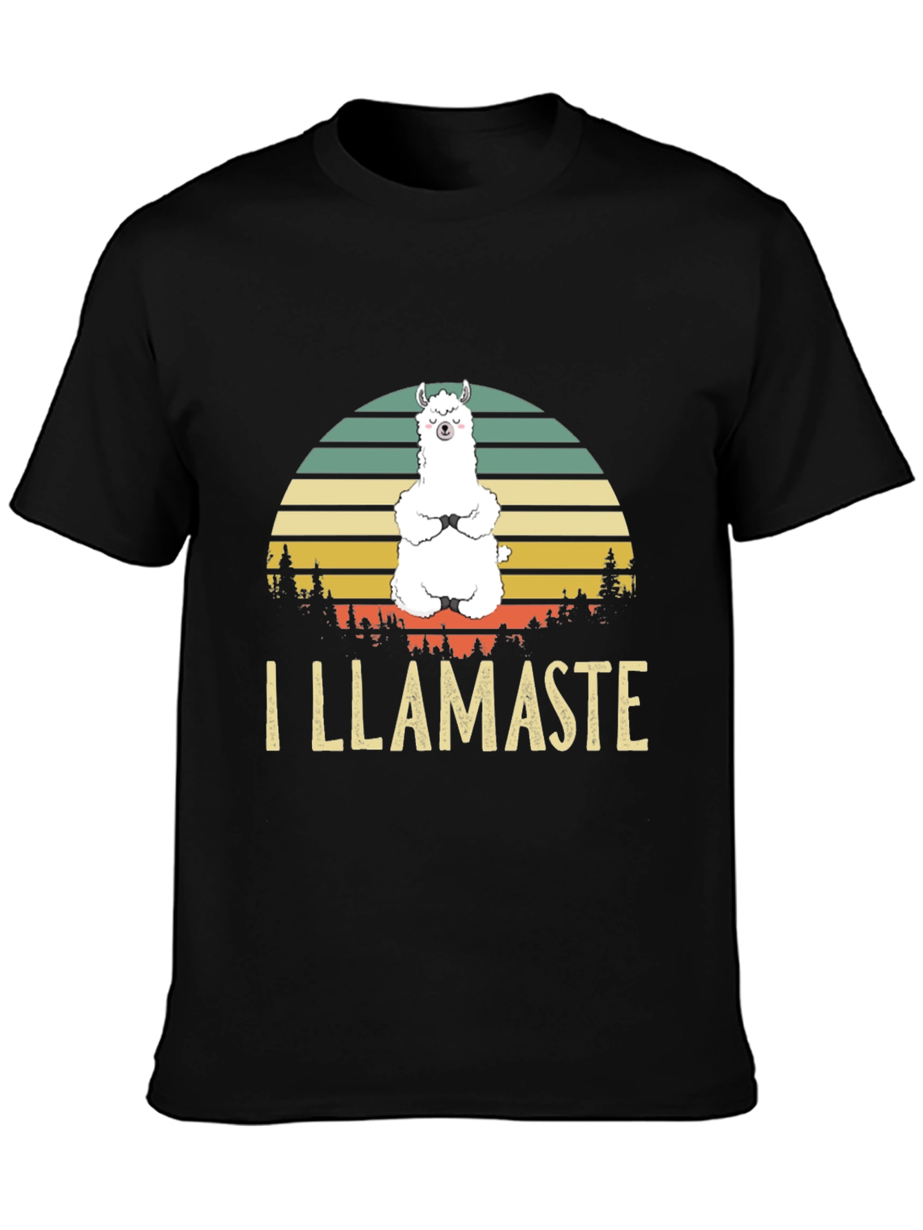 I Llamaste Mens Graphic Tee - Yoga Llama T-Shirt