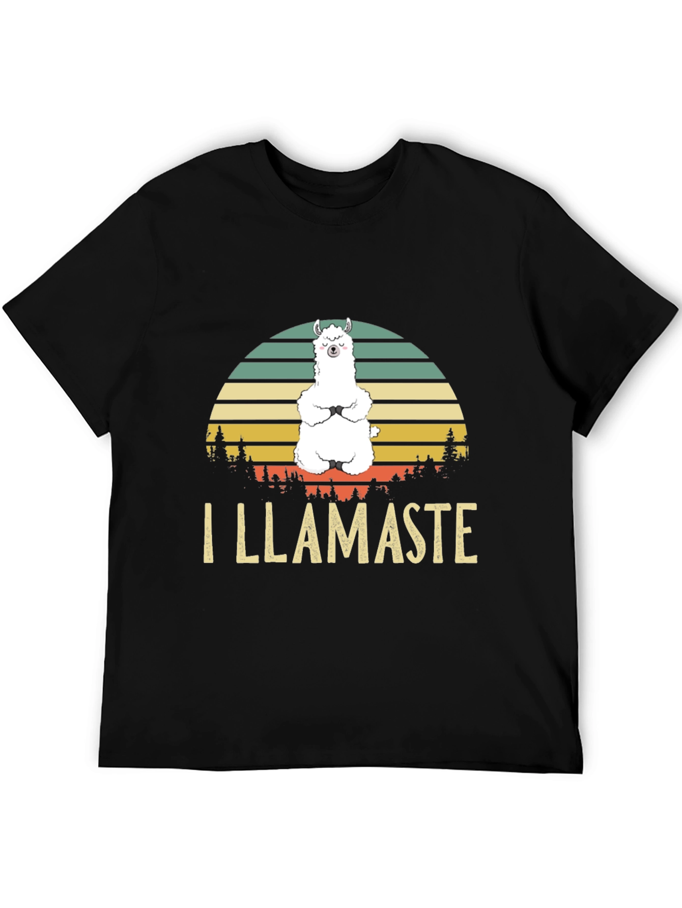 I Llamaste Mens Graphic Tee - Yoga Llama T-Shirt