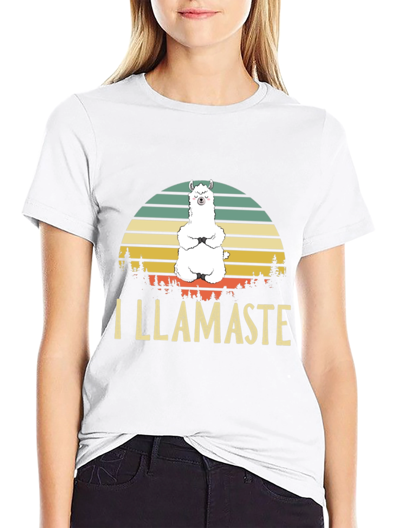 I Llamaste Mens Graphic Tee - Yoga Llama T-Shirt