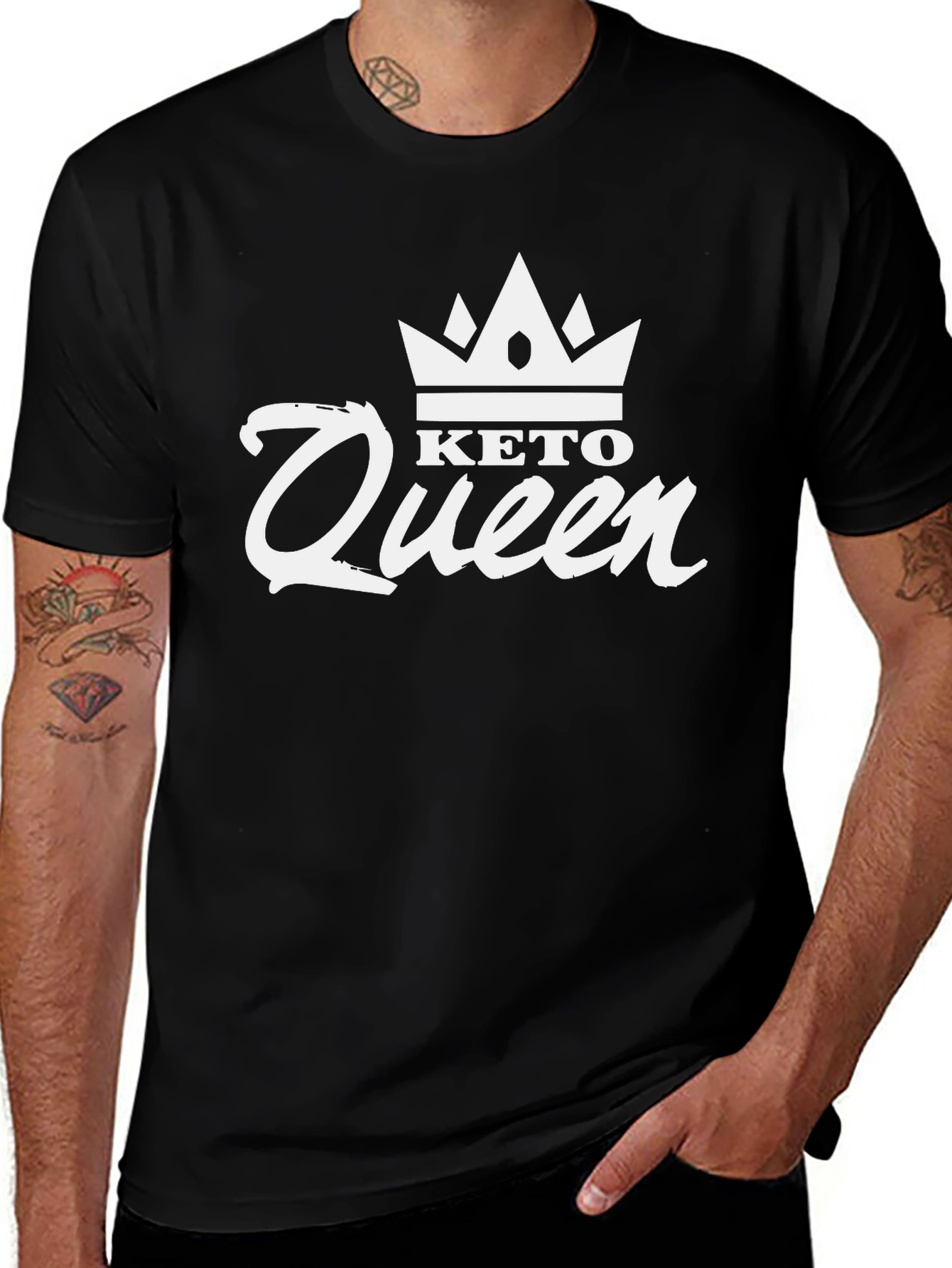 Keto Queen Black T-Shirt