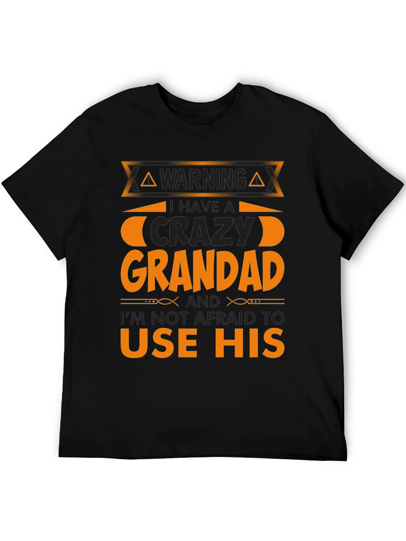 Crazy Grandad Warning T-Shirt