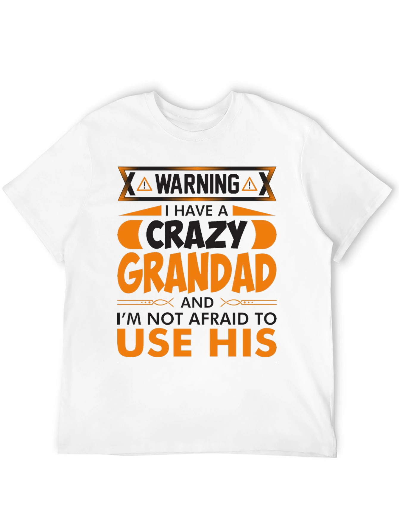 Crazy Grandad Warning T-Shirt