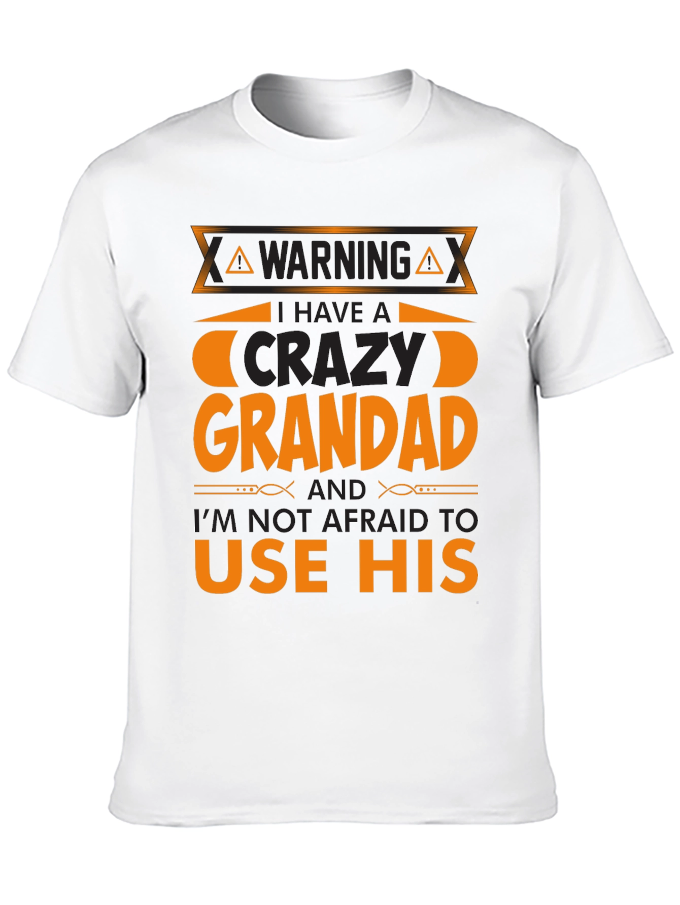 Crazy Grandad Warning T-Shirt