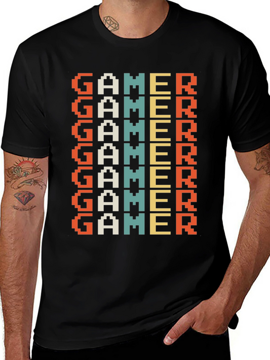 Retro Gamer T-Shirt - Pixel Art Design