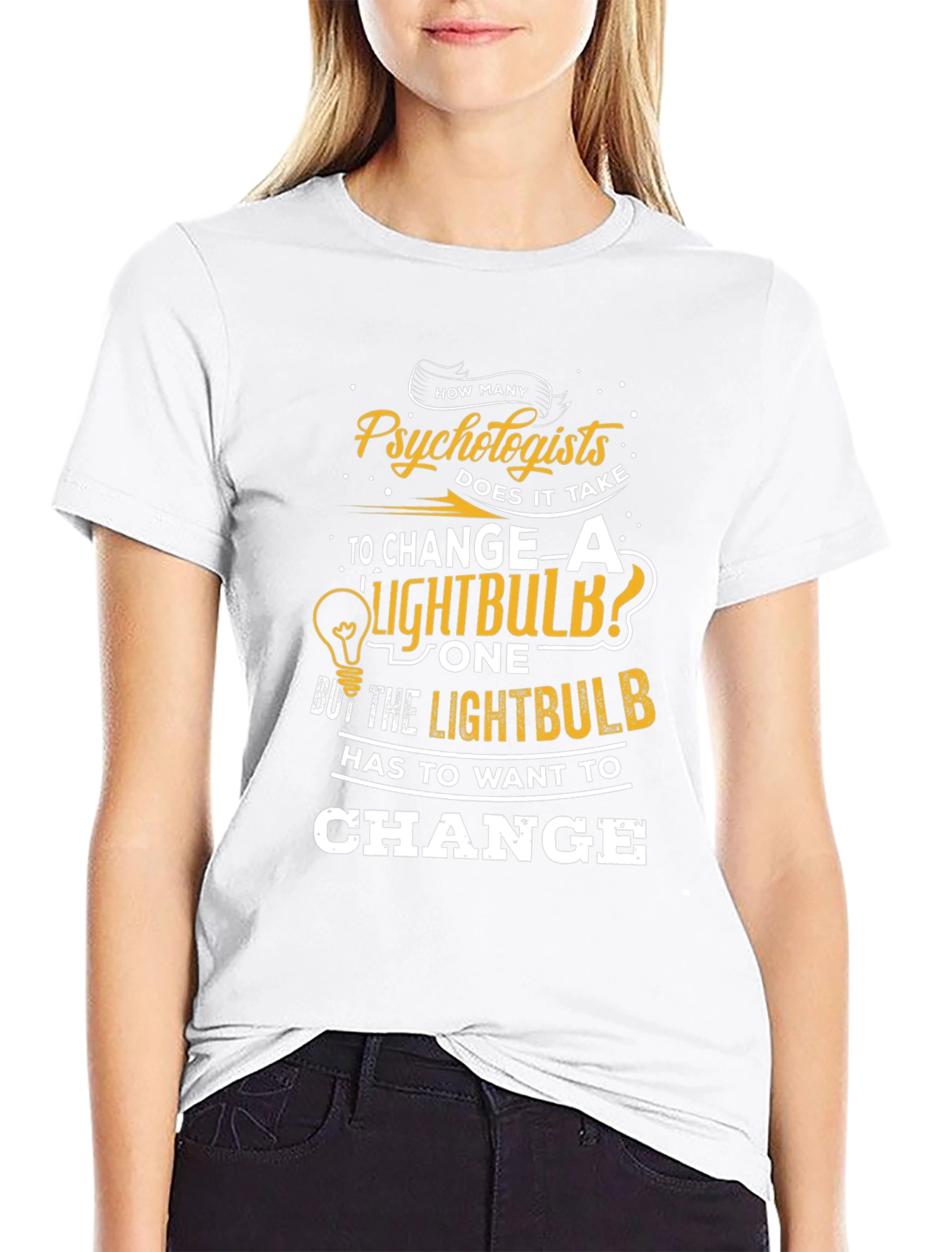 Psychologist Lightbulb T-Shirt - Funny Therapist Tee