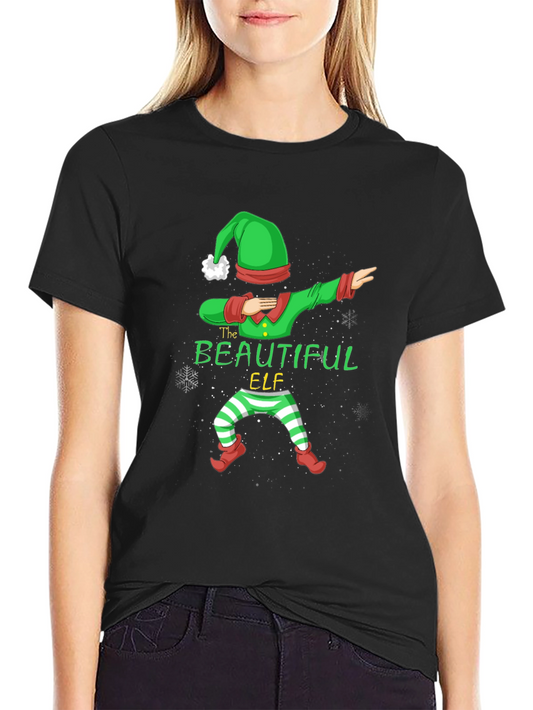 Dabbing Elf Christmas T-Shirt