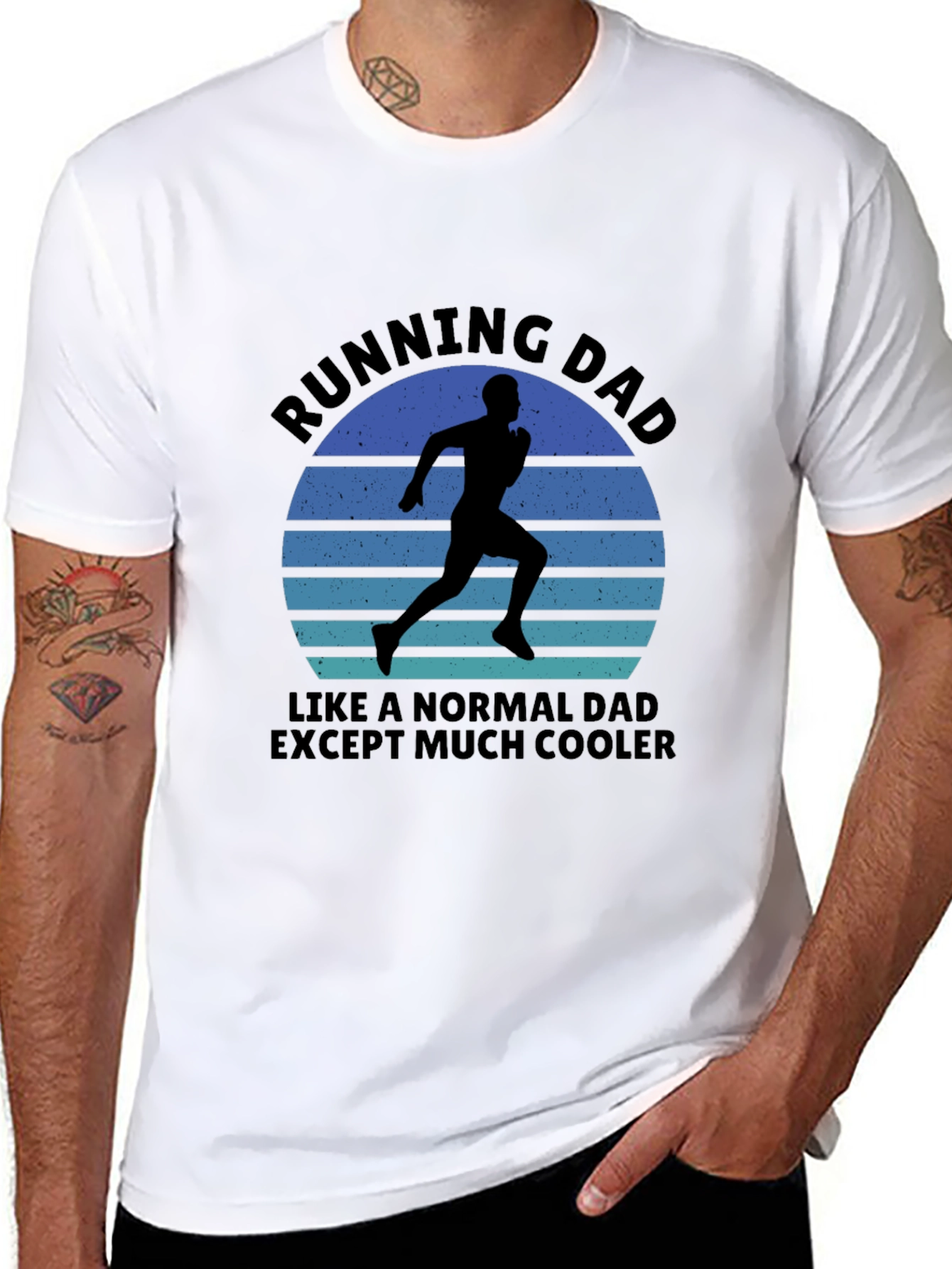 Running Dad T-Shirt - Cool Dad Edition