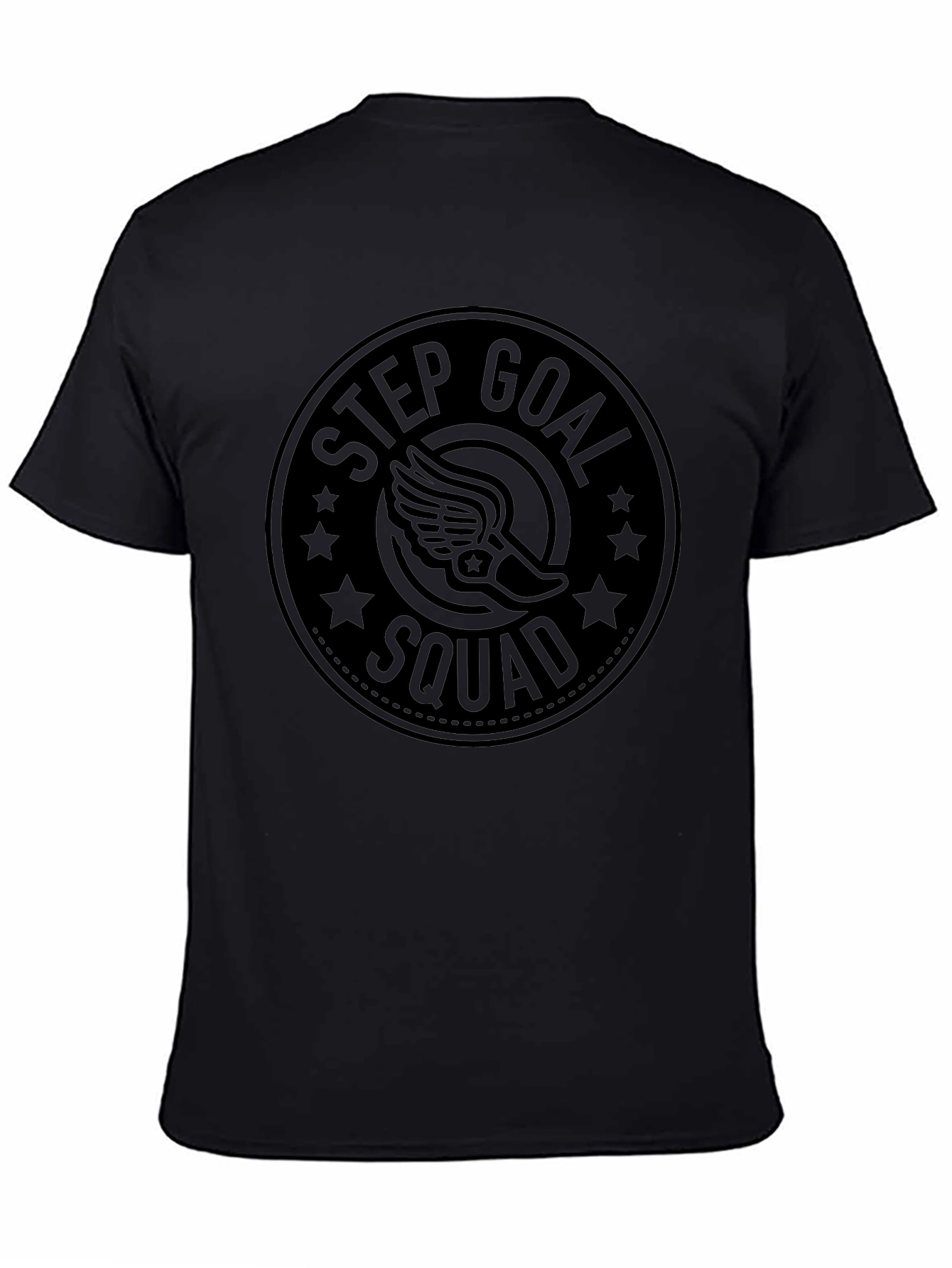 Step Goal Squad Black T-Shirt
