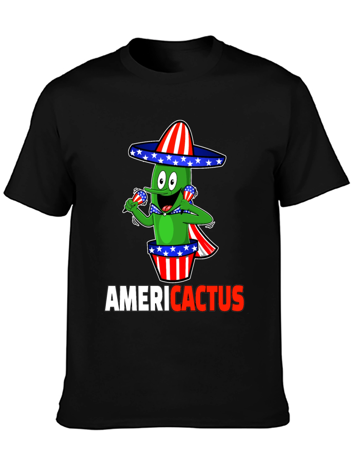 Americactus Patriotic T-Shirt