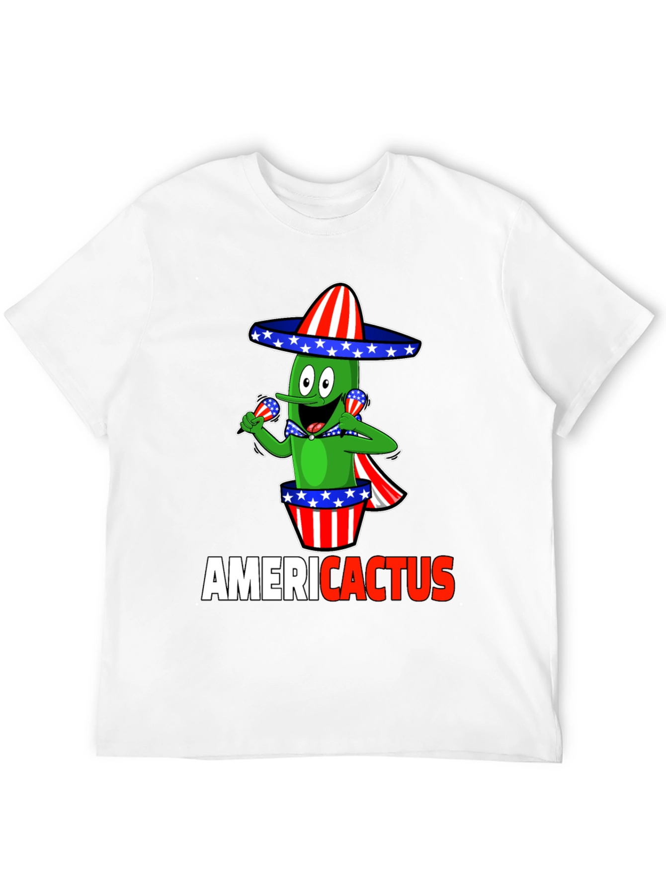Americactus Patriotic T-Shirt