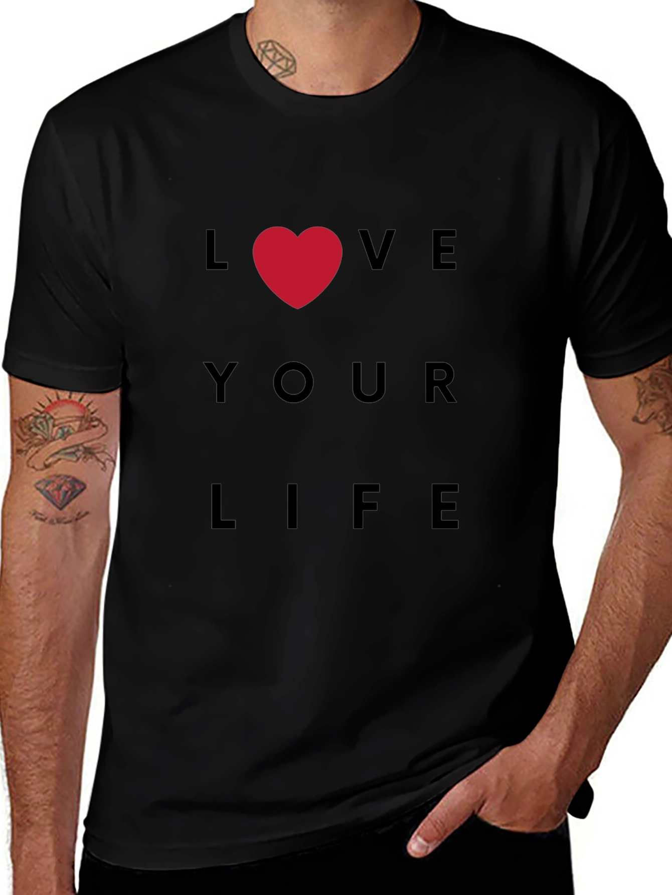 Love Your Life Black T-Shirt