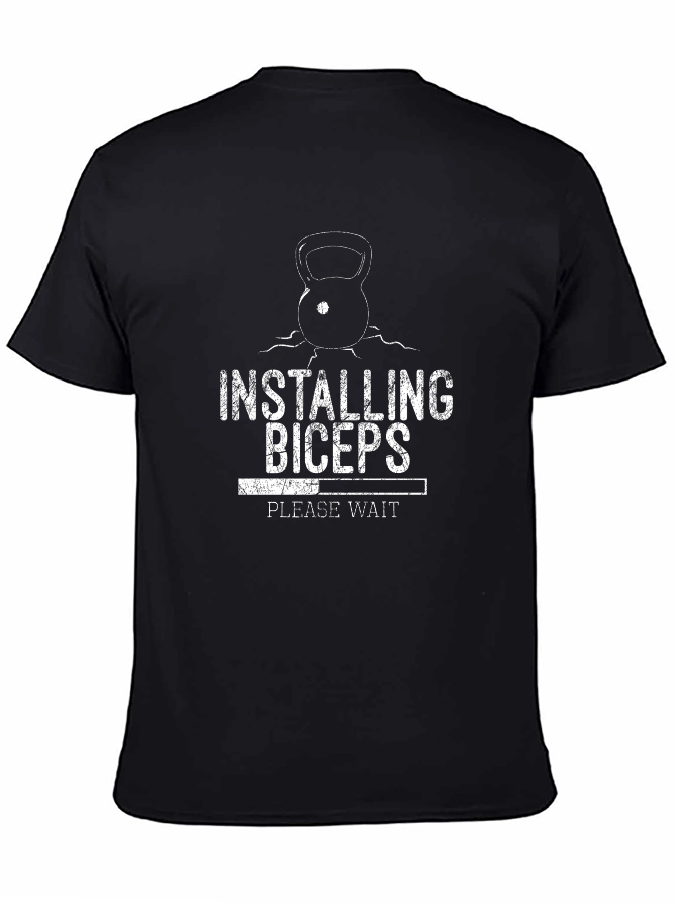 Installing Biceps Graphic Tee - Gym Workout Shirt