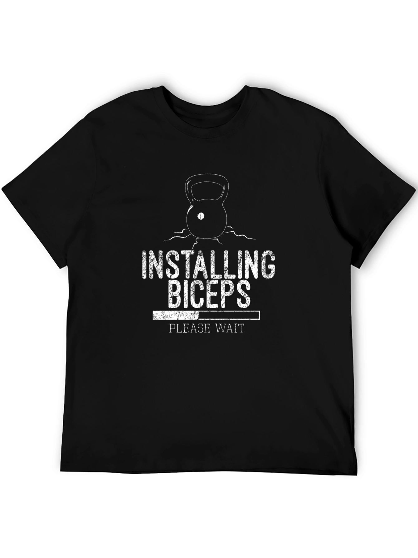 Installing Biceps Graphic Tee - Gym Workout Shirt
