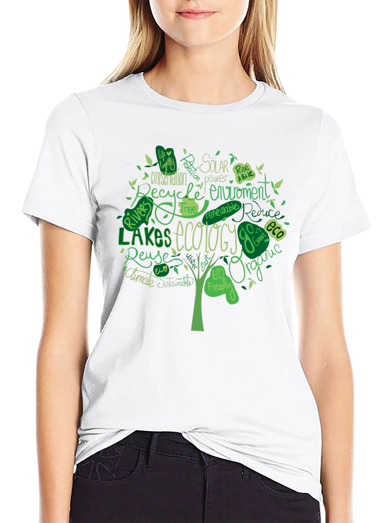 Eco-Friendly Ecology Tree T-Shirt