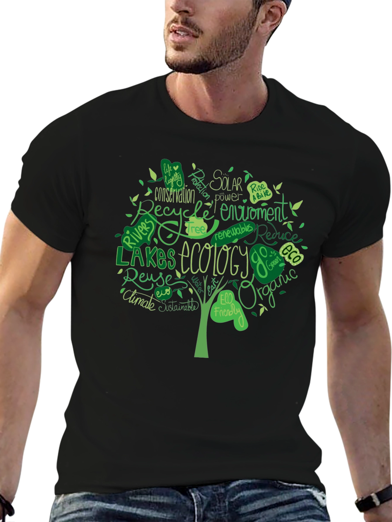 Eco-Friendly Ecology Tree T-Shirt
