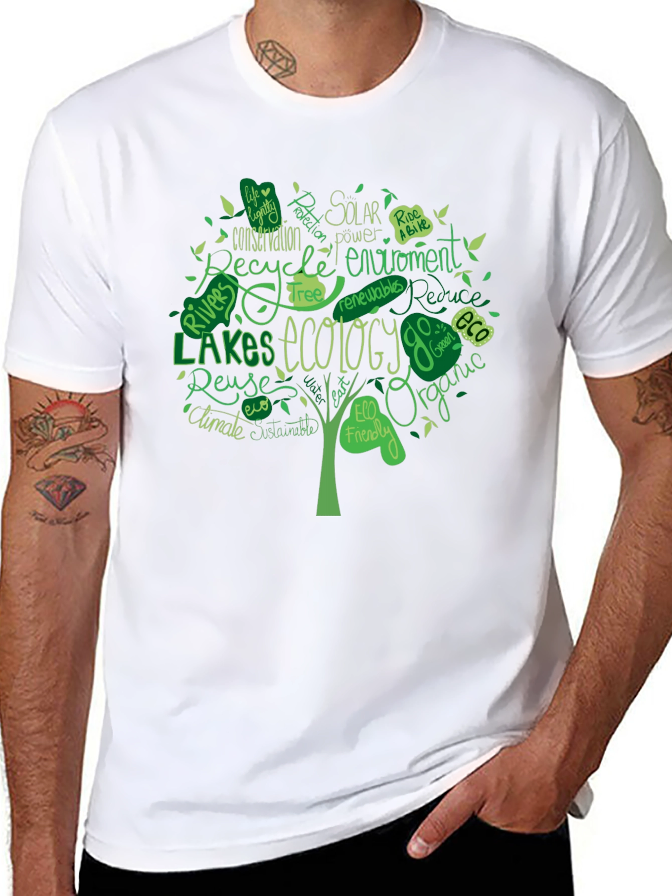 Eco-Friendly Ecology Tree T-Shirt