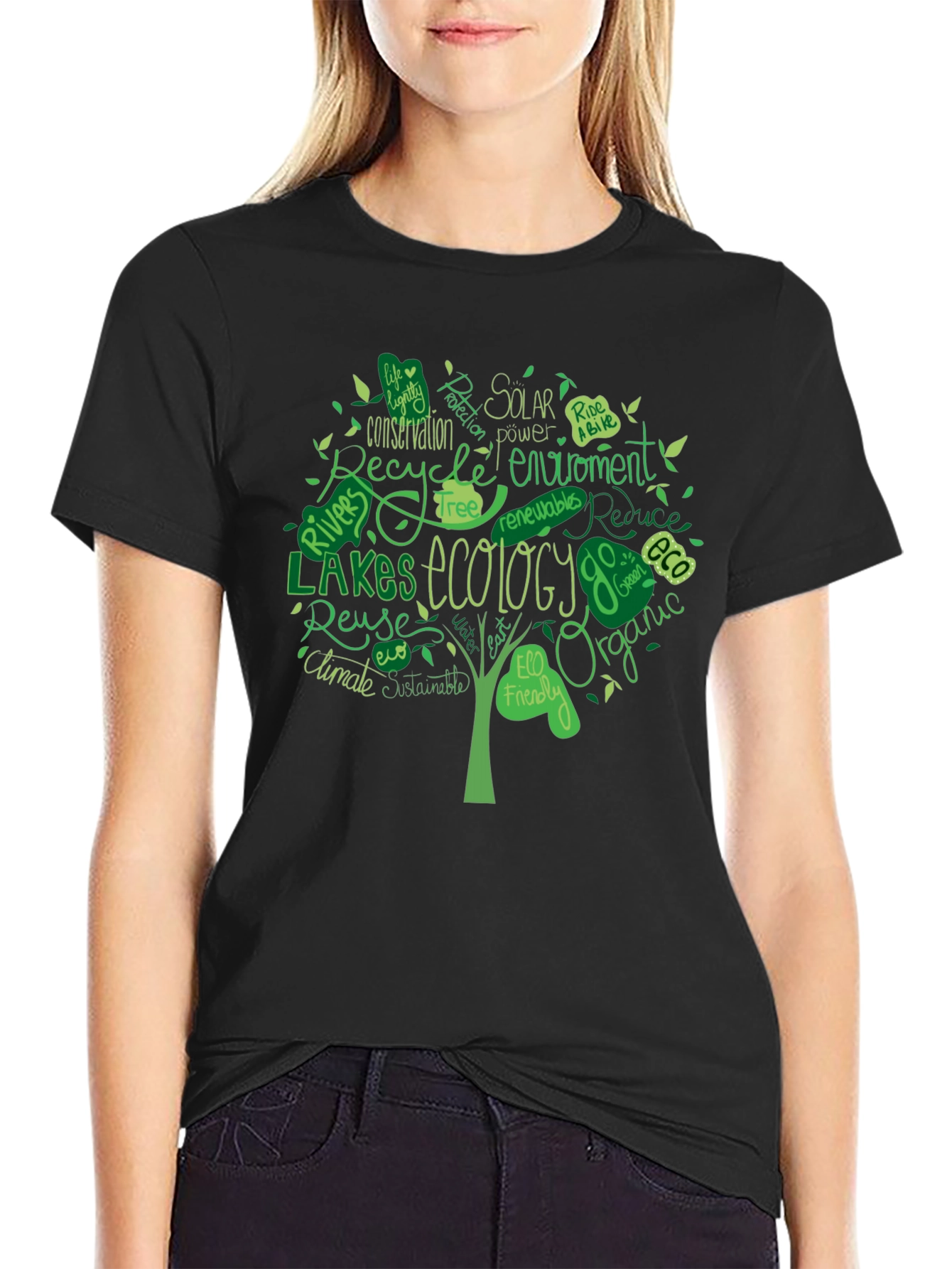 Eco-Friendly Ecology Tree T-Shirt