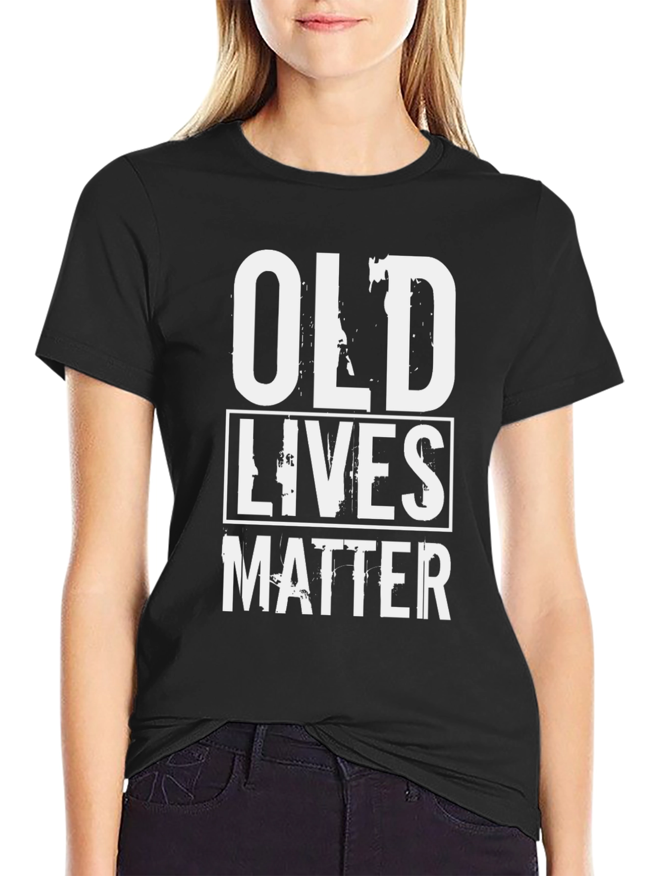 Old Lives Matter Novelty Graphic T-Shirt
