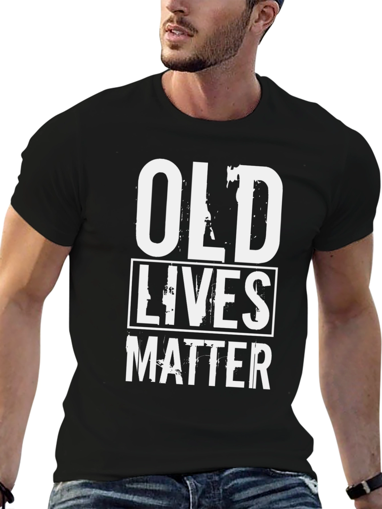 Old Lives Matter Novelty Graphic T-Shirt