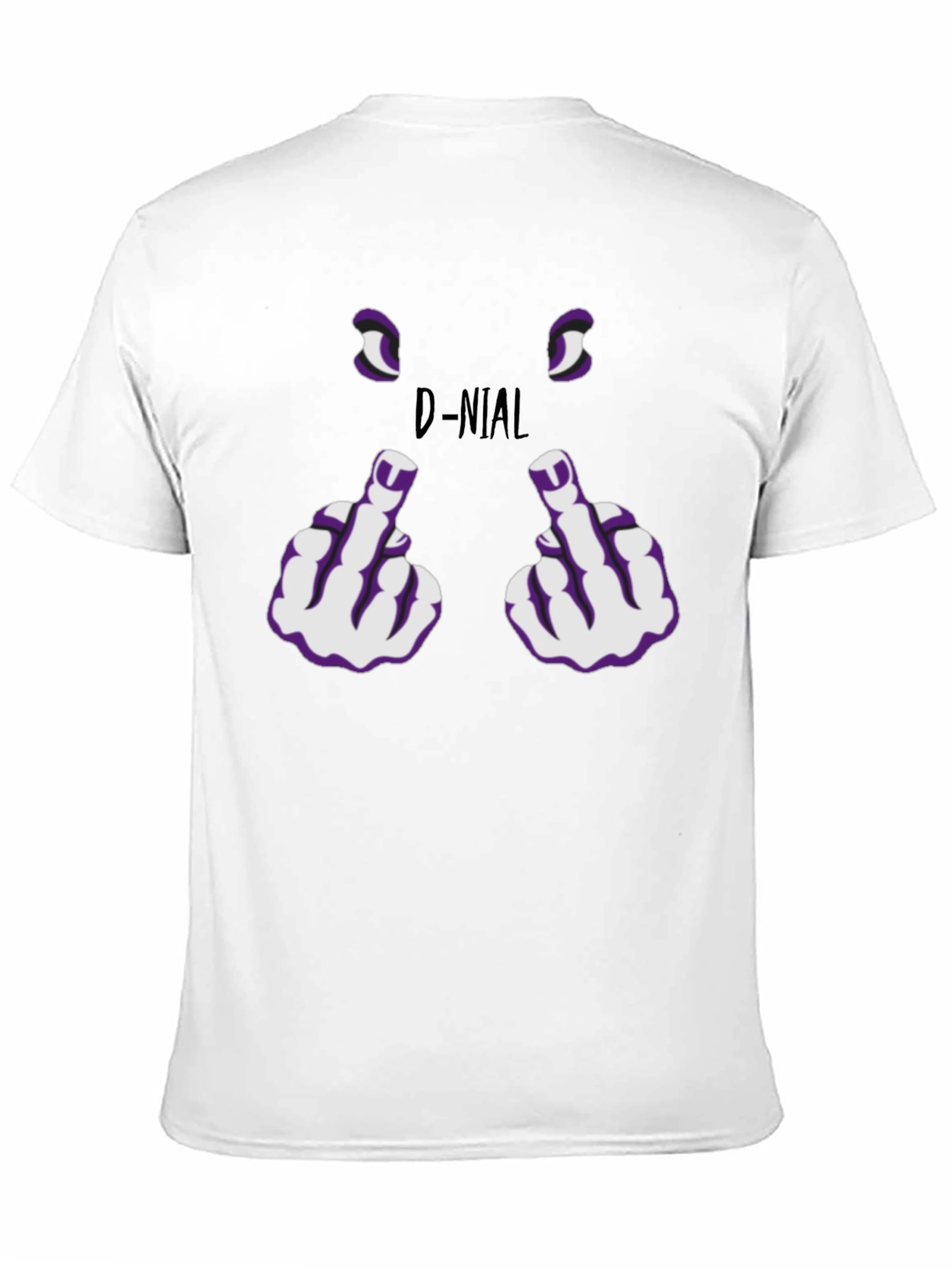 D-nial Middle Finger Graphic Tee