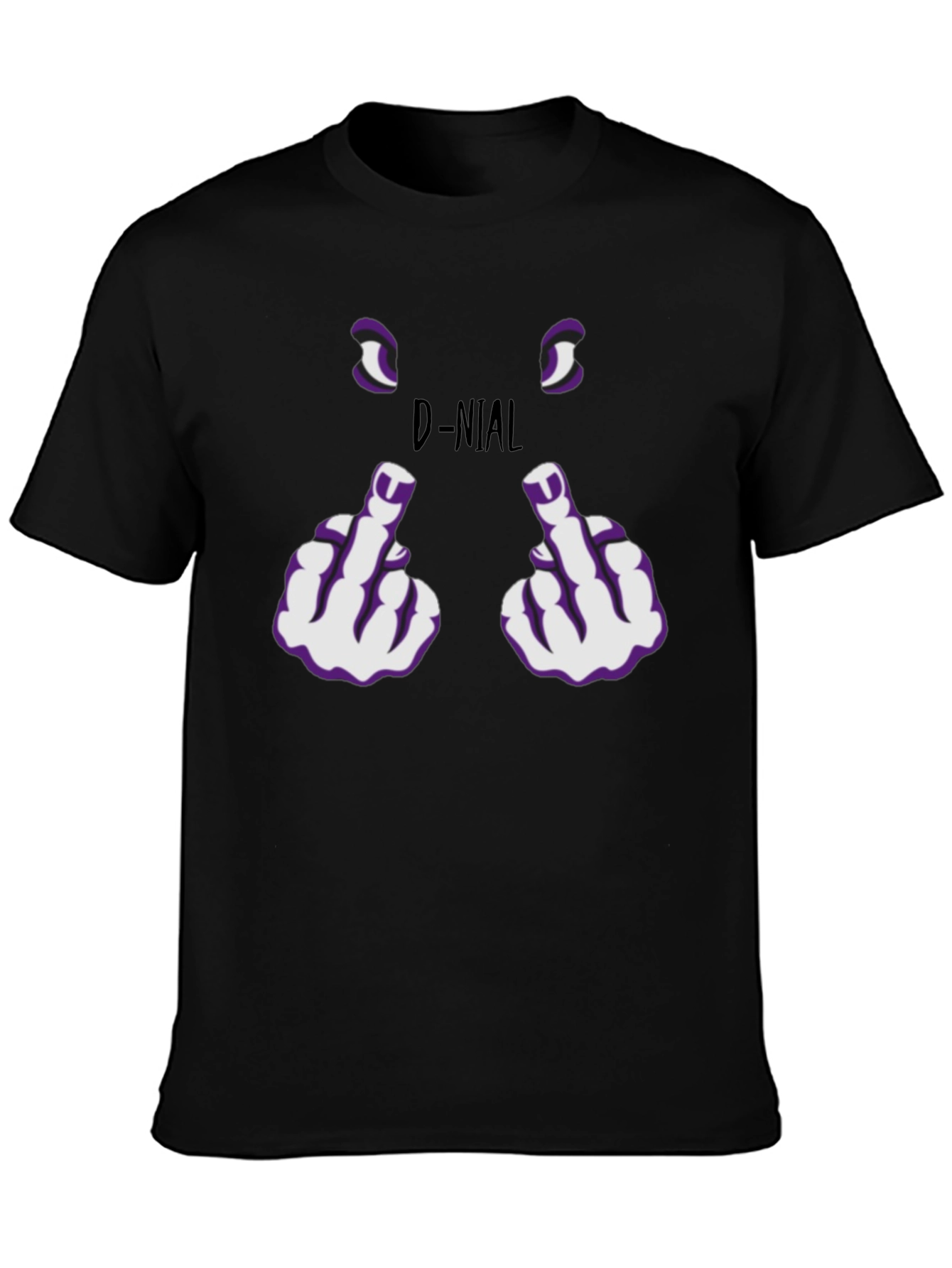 D-nial Middle Finger Graphic Tee