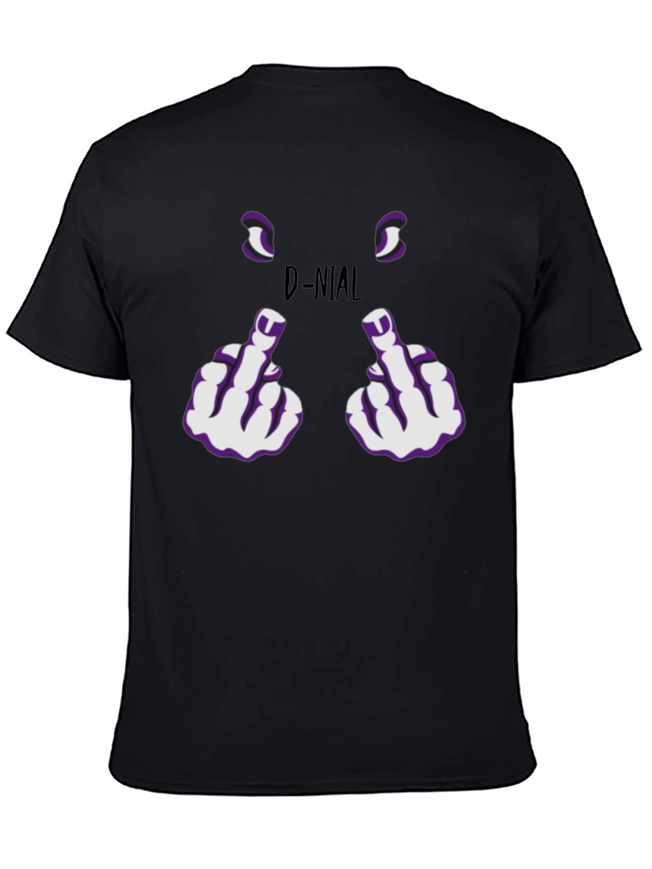 D-nial Middle Finger Graphic Tee