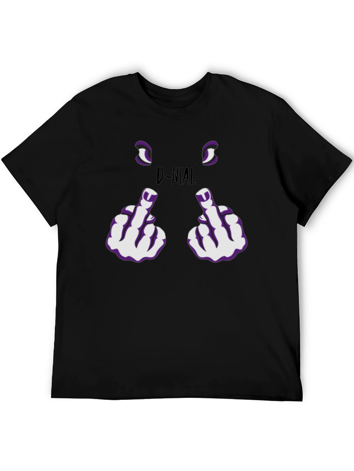 D-nial Middle Finger Graphic Tee