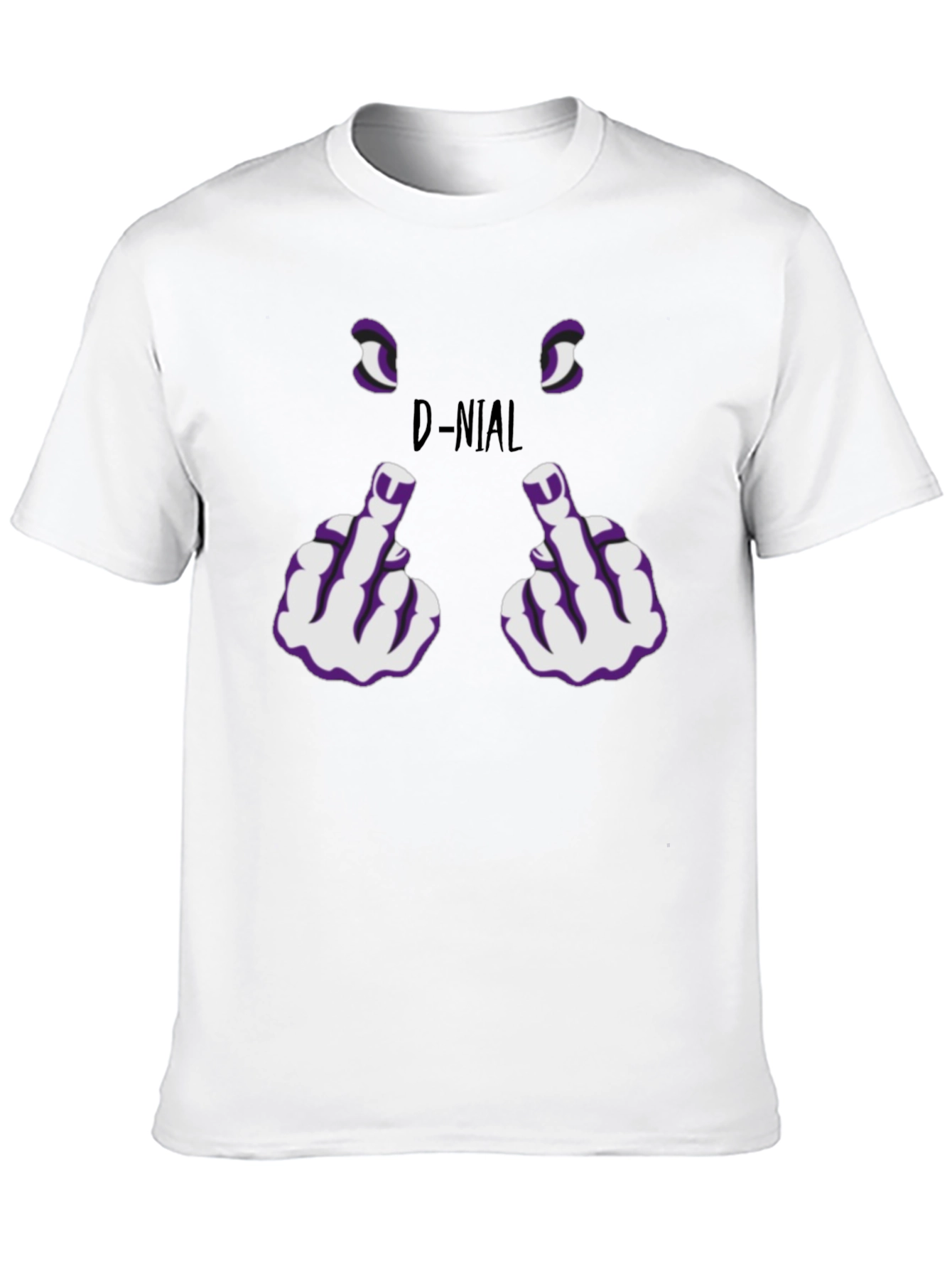 D-nial Middle Finger Graphic Tee