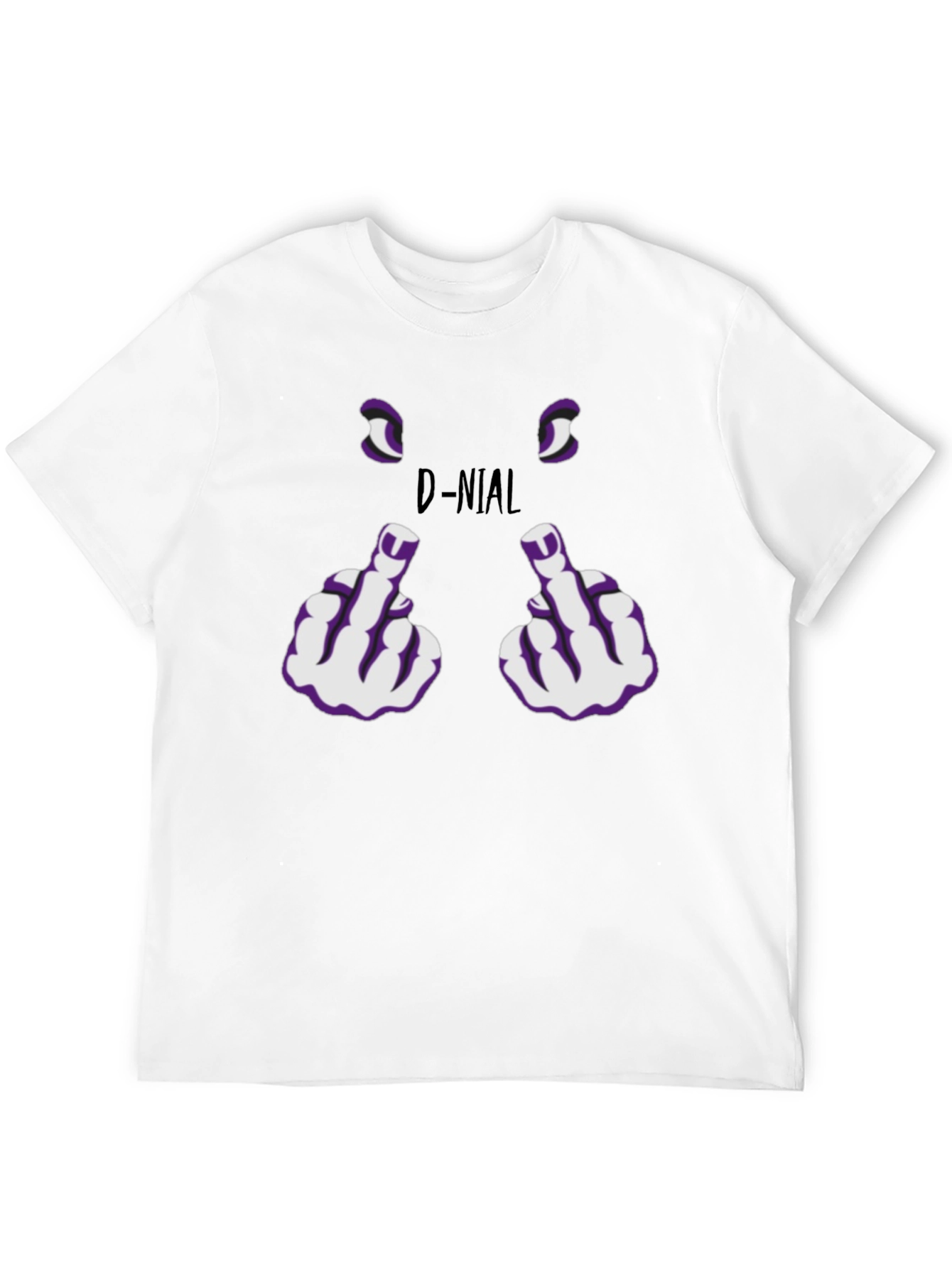 D-nial Middle Finger Graphic Tee