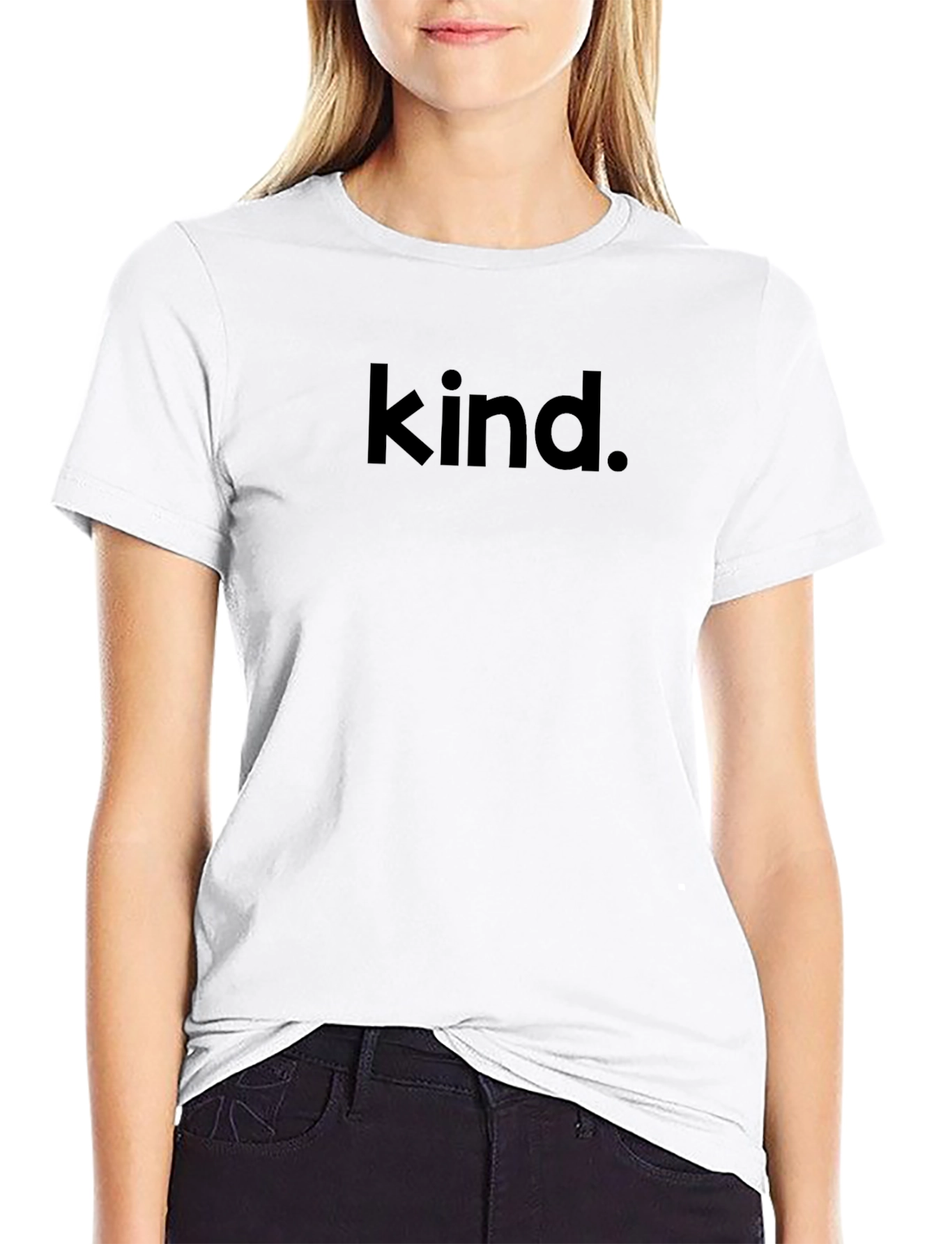 Kind T-Shirt - Black Minimalist Design