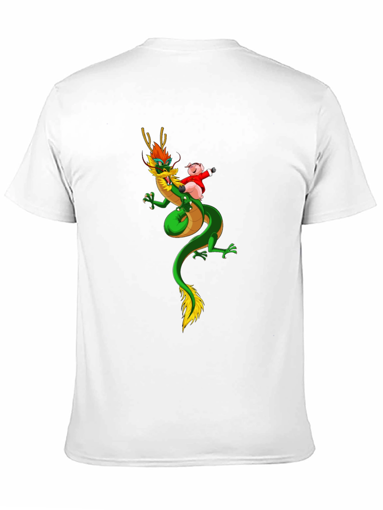 Dragon and Pig Funny Graphic Tee