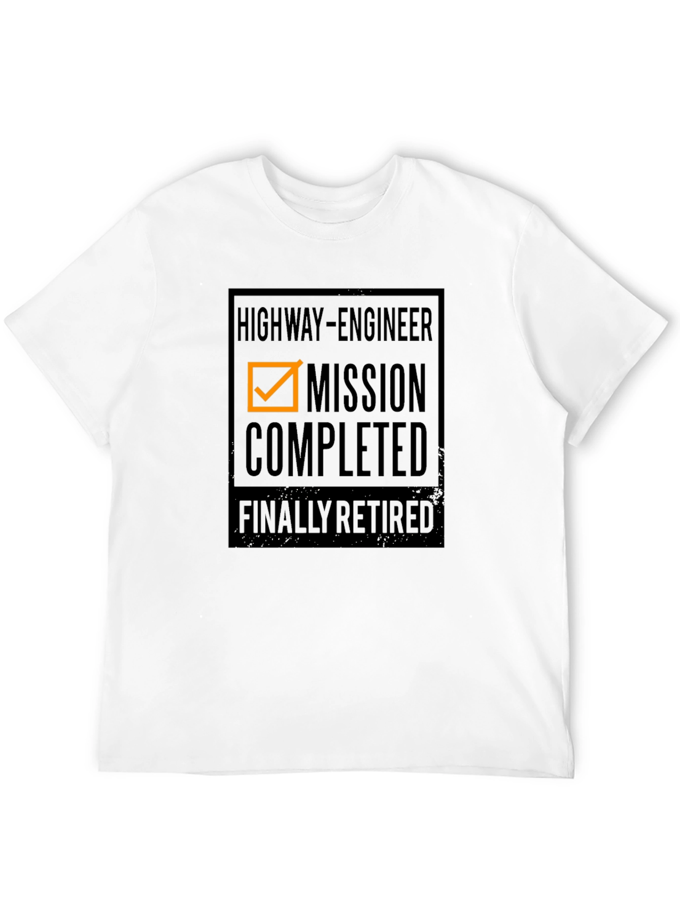 Highway Engineer Retired Mission Completed T-Shirt