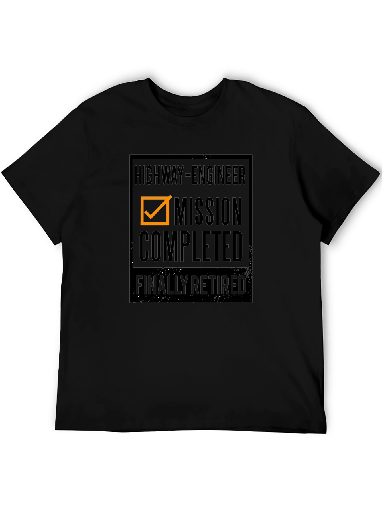 Highway Engineer Retired Mission Completed T-Shirt