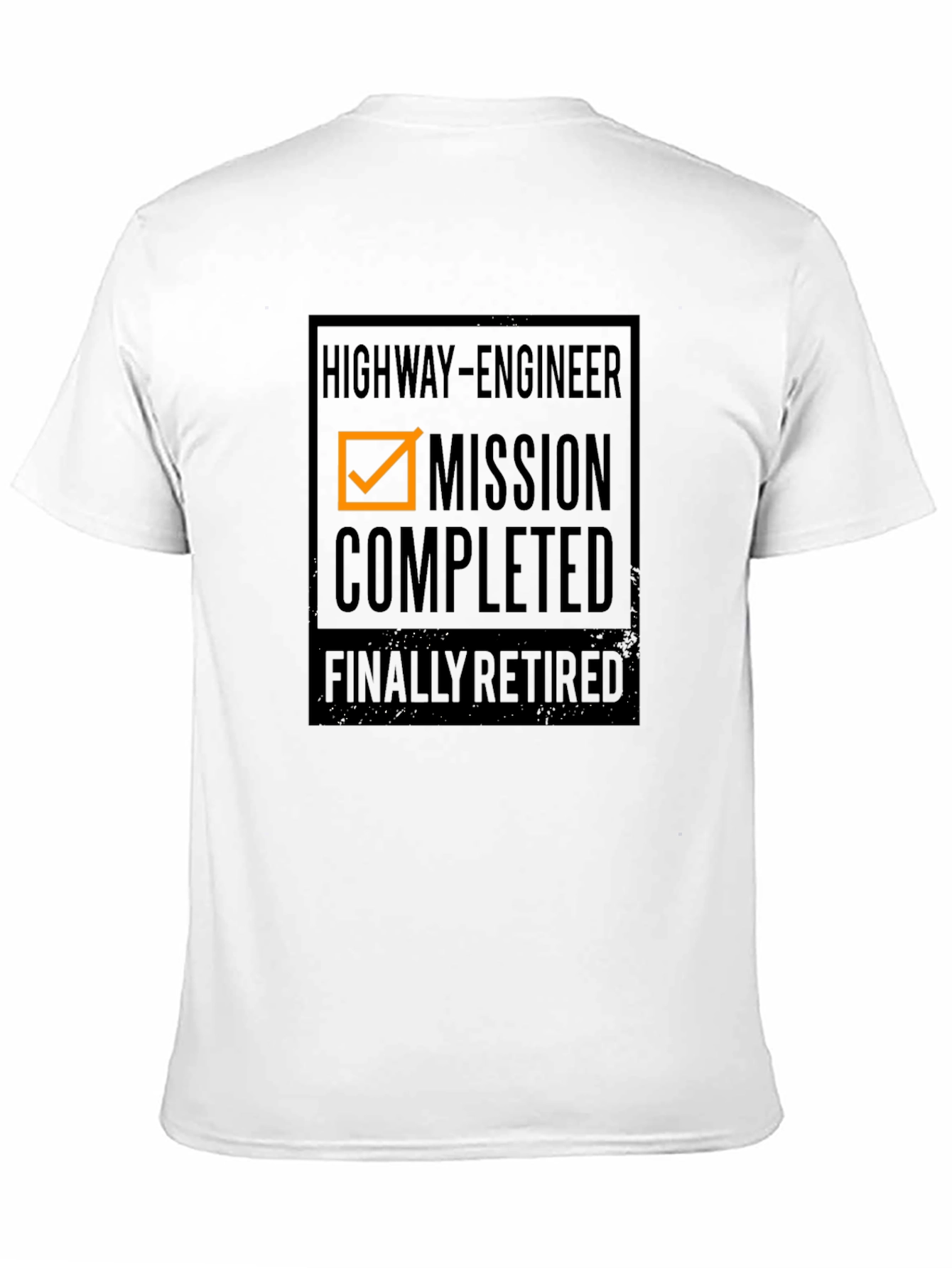 Highway Engineer Retired Mission Completed T-Shirt