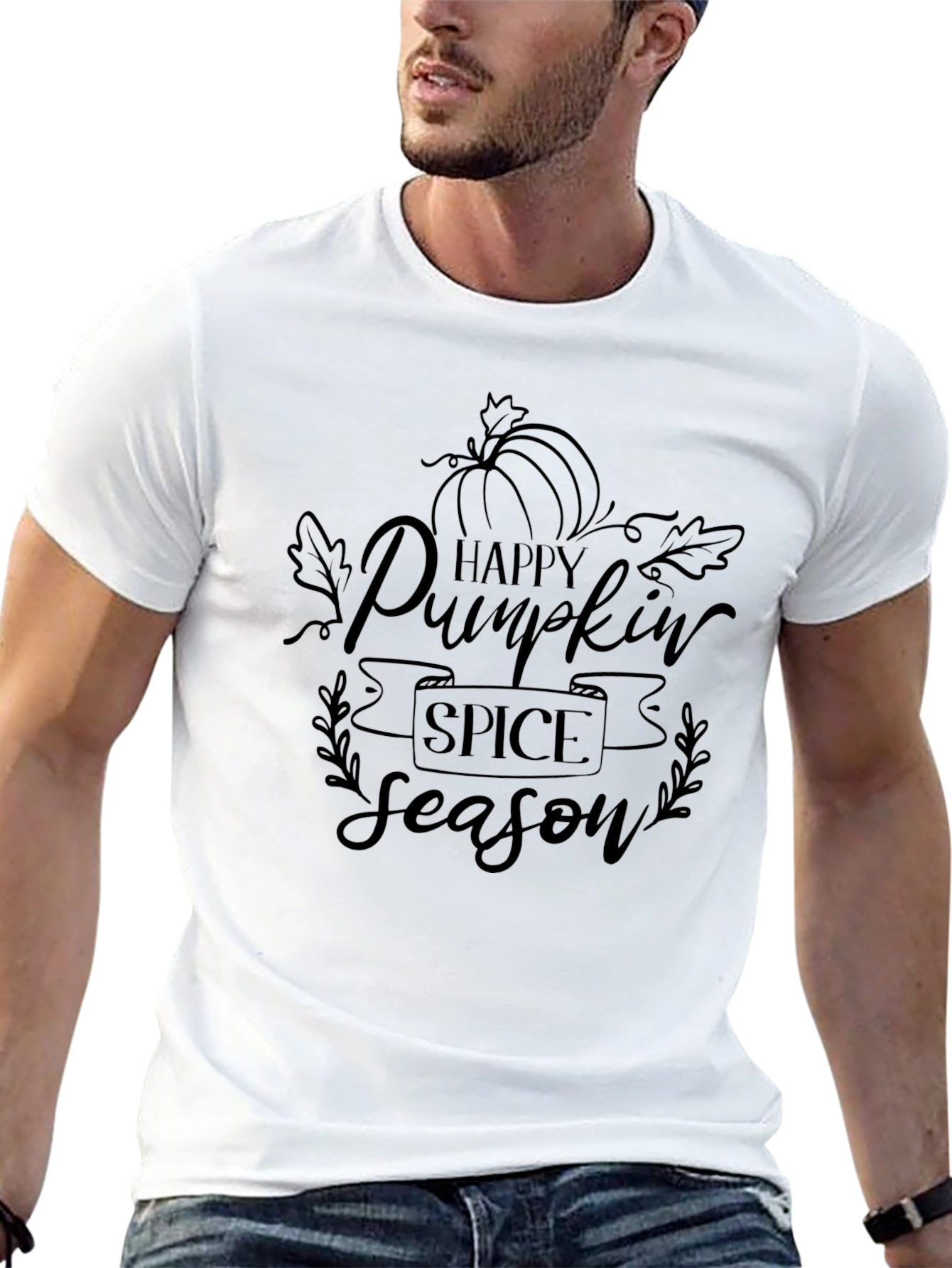 Happy Pumpkin Spice Season Graphic T-Shirt
