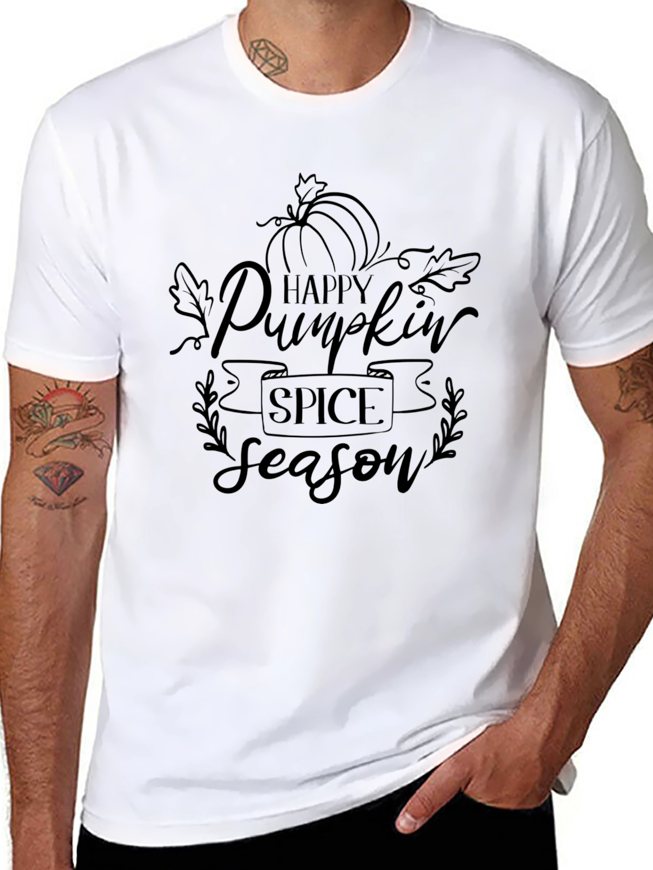 Happy Pumpkin Spice Season Graphic T-Shirt
