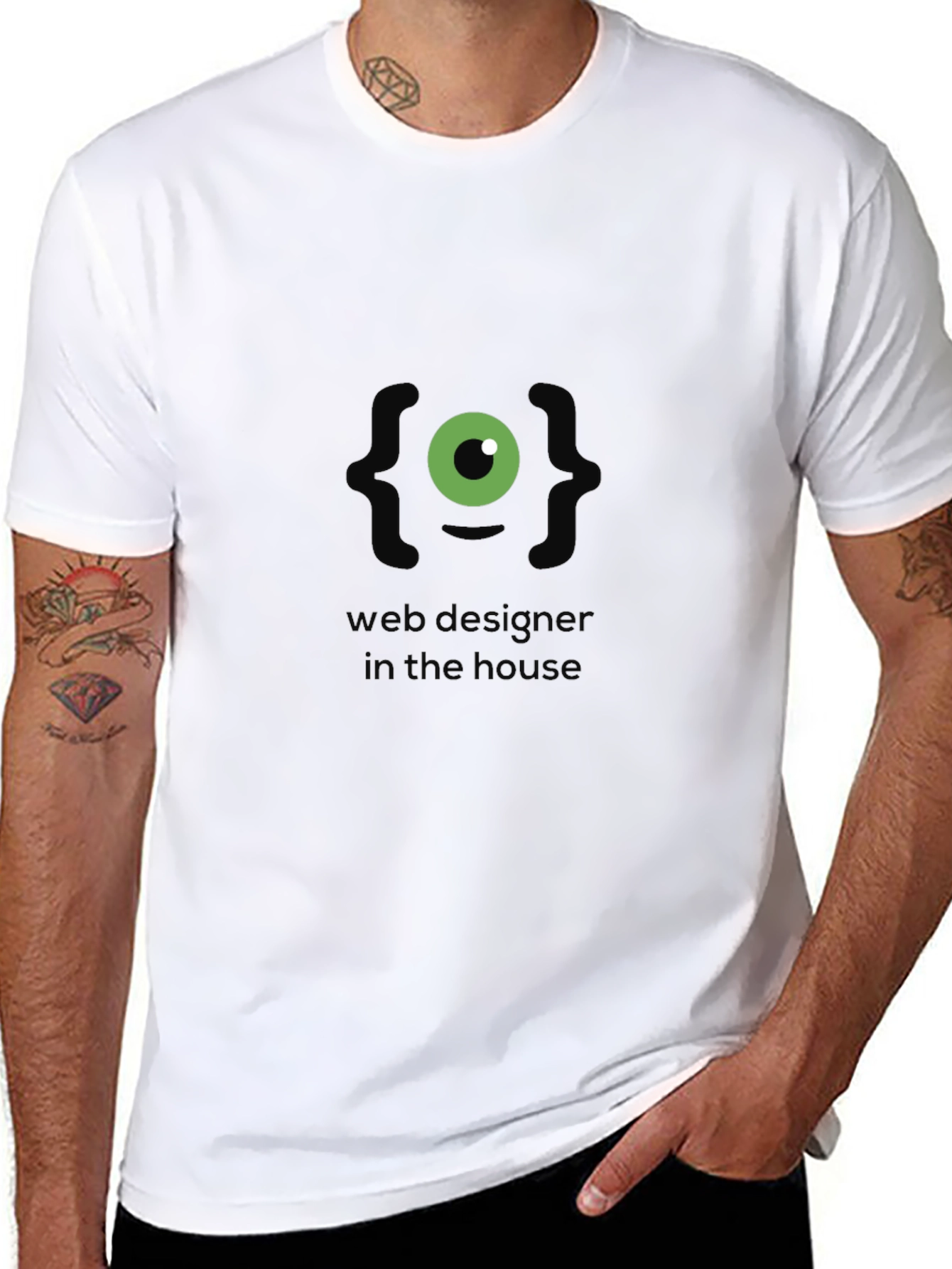 Web Designer in the House Graphic T-Shirt