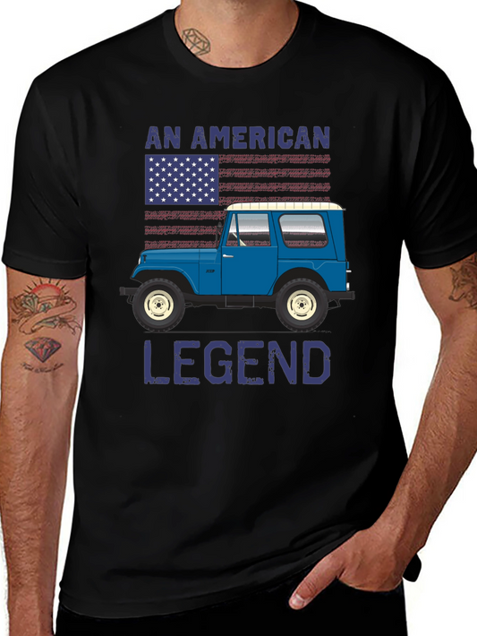 American Legend Jeep T-Shirt - Patriotic Tee