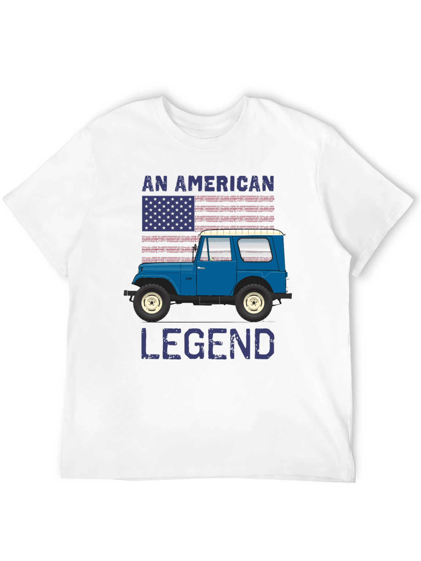 American Legend Jeep T-Shirt - Patriotic Tee