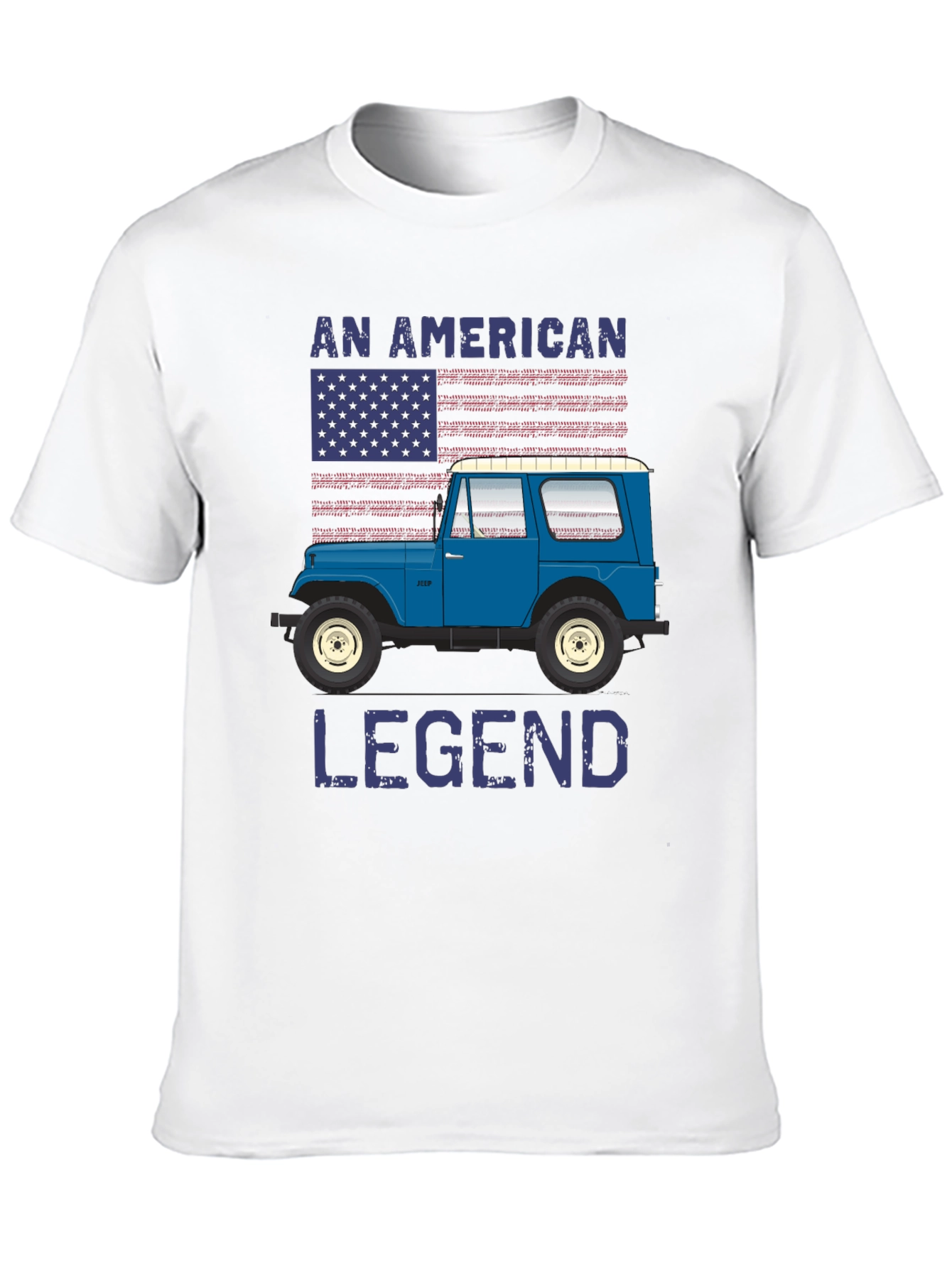 American Legend Jeep T-Shirt - Patriotic Tee
