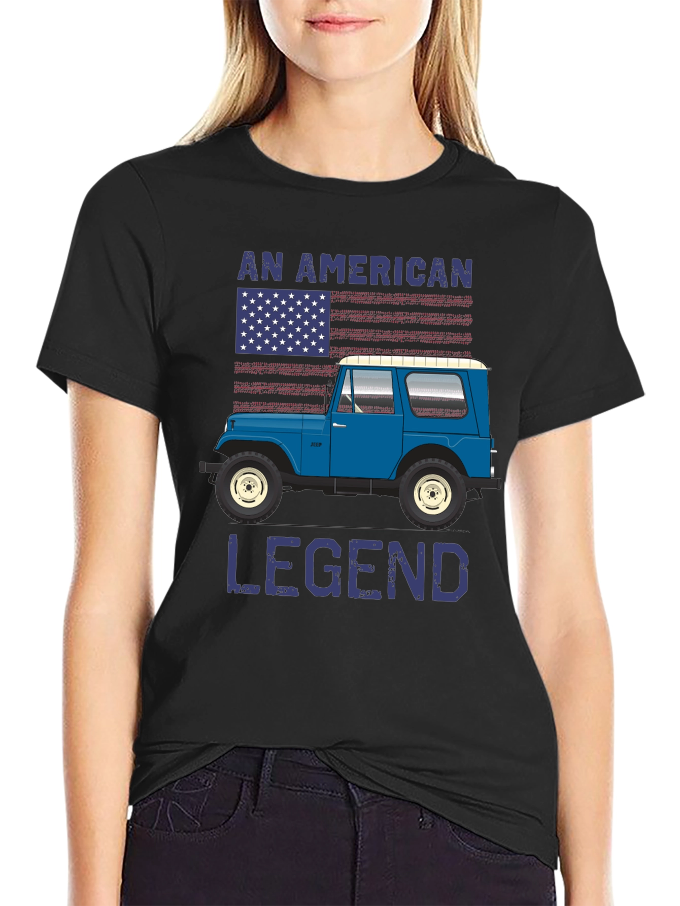 American Legend Jeep T-Shirt - Patriotic Tee