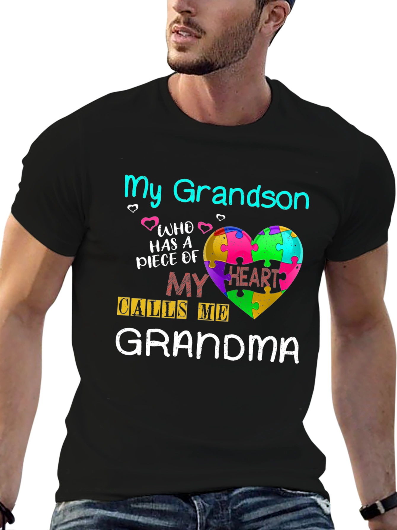 My Grandson Autism Awareness T-Shirt