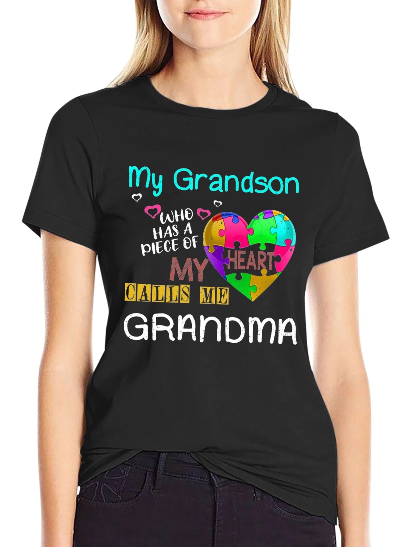 My Grandson Autism Awareness T-Shirt
