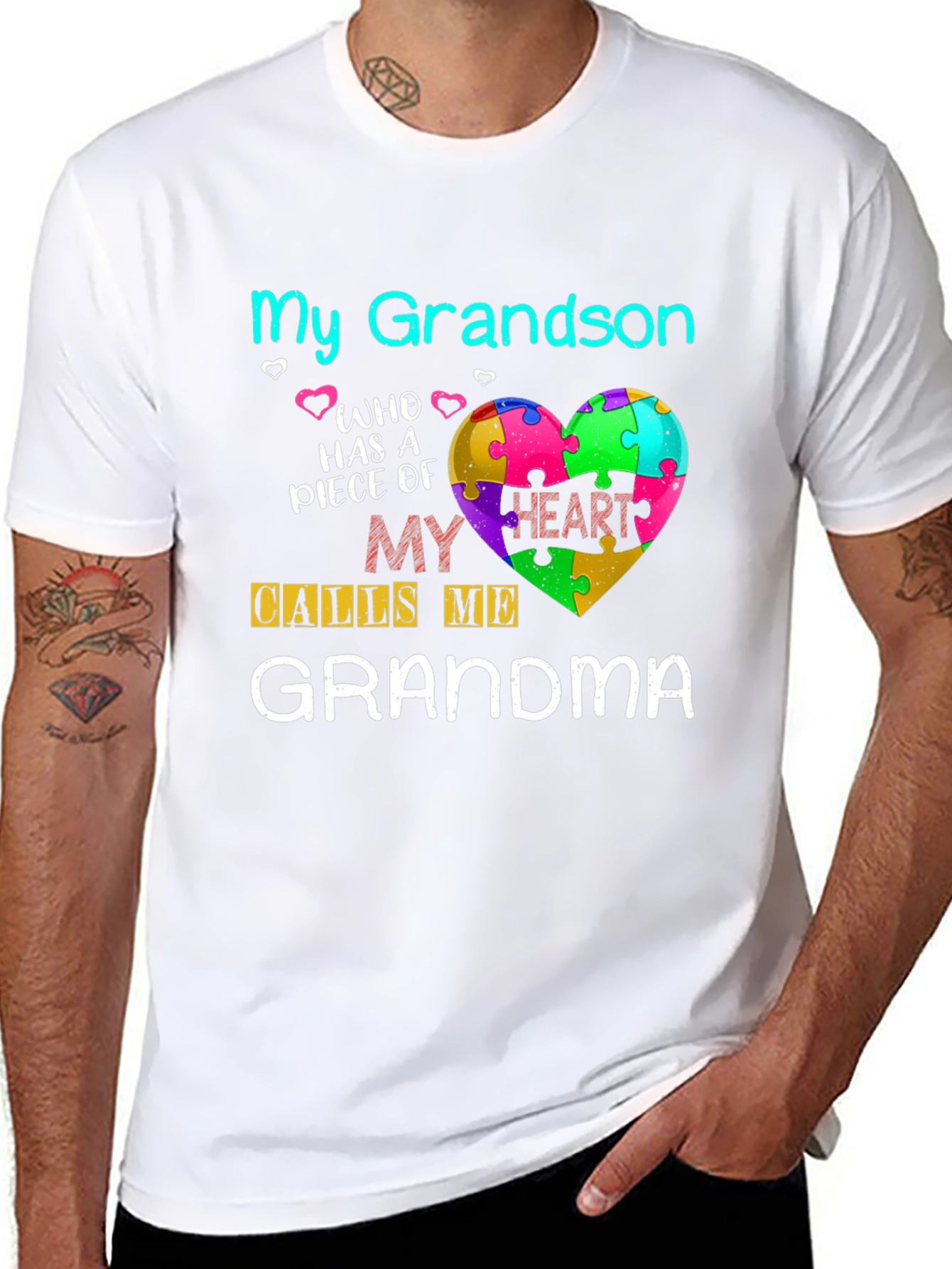 My Grandson Autism Awareness T-Shirt